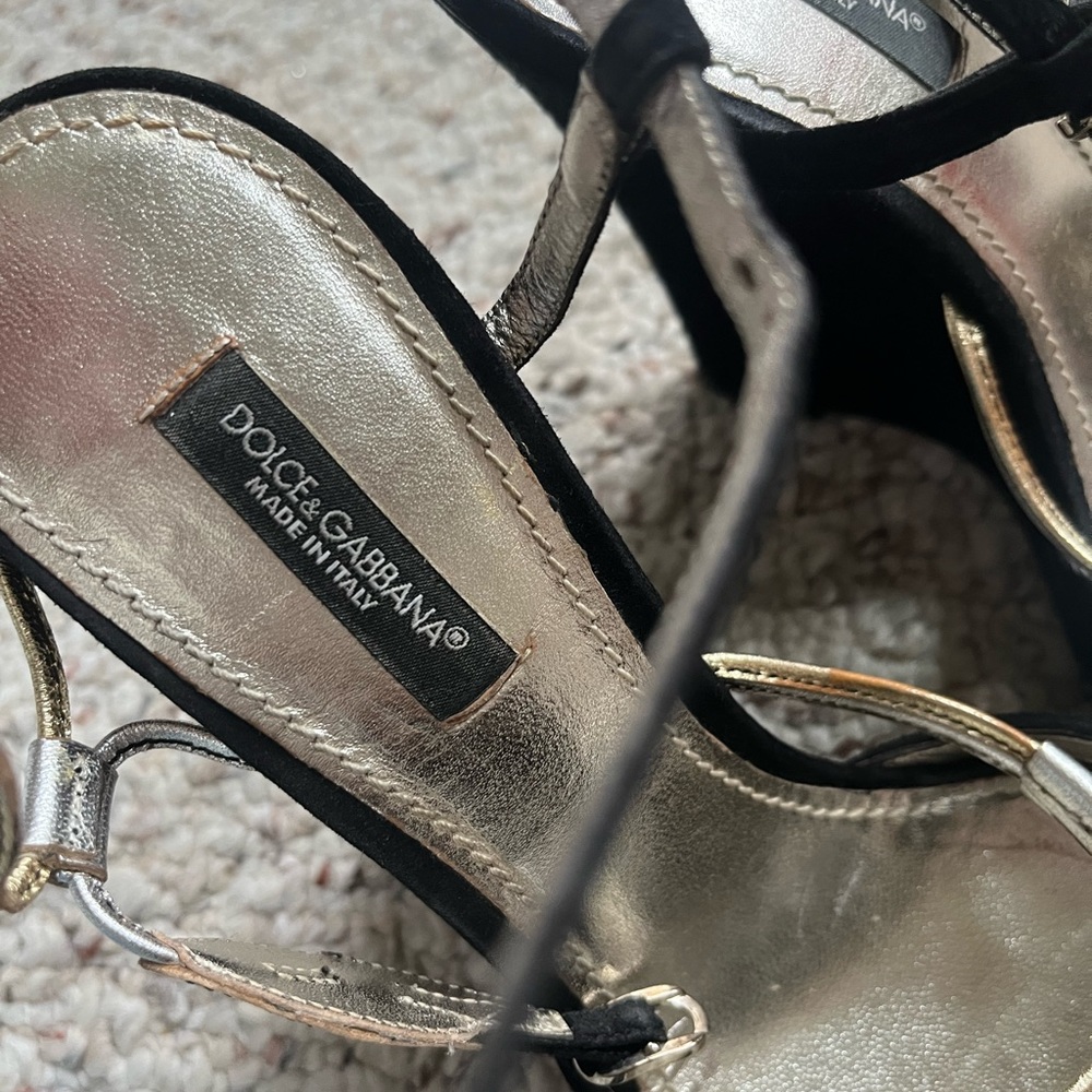 Size 37 Dolce & gabbana heels wedges